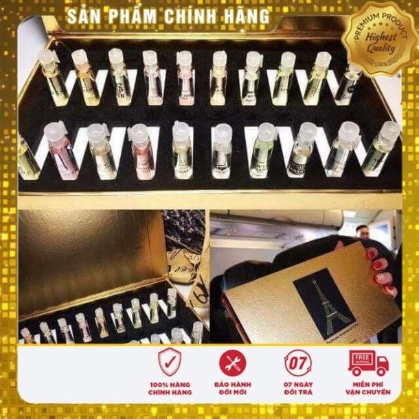 [CHÍNH HÃNG 100%] Bộ Test nước hoa Pháp Vàng