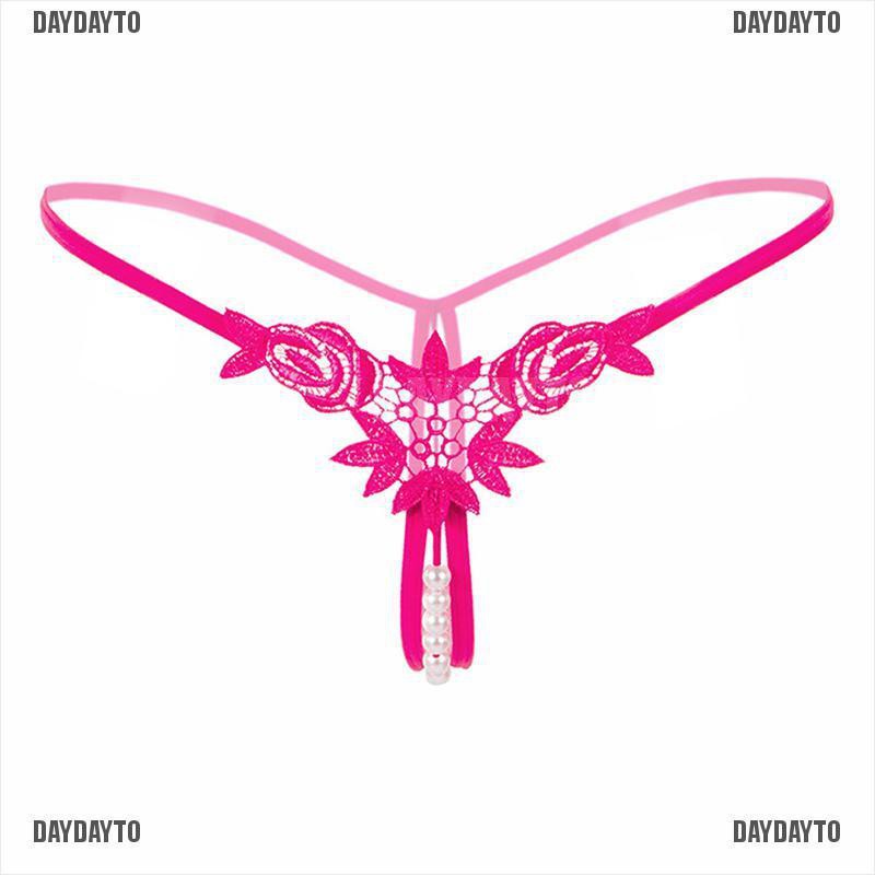 [COD] Quần Lót Lọt Khe Không Đáy Quần Lọt Khe Đính Ngọc Trai Dành Cho Nữ