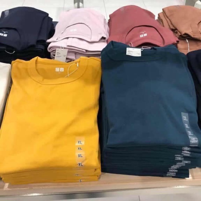 Áo thun UNIQLO màu trơn chất cực đẹp mềm mại thoáng mát