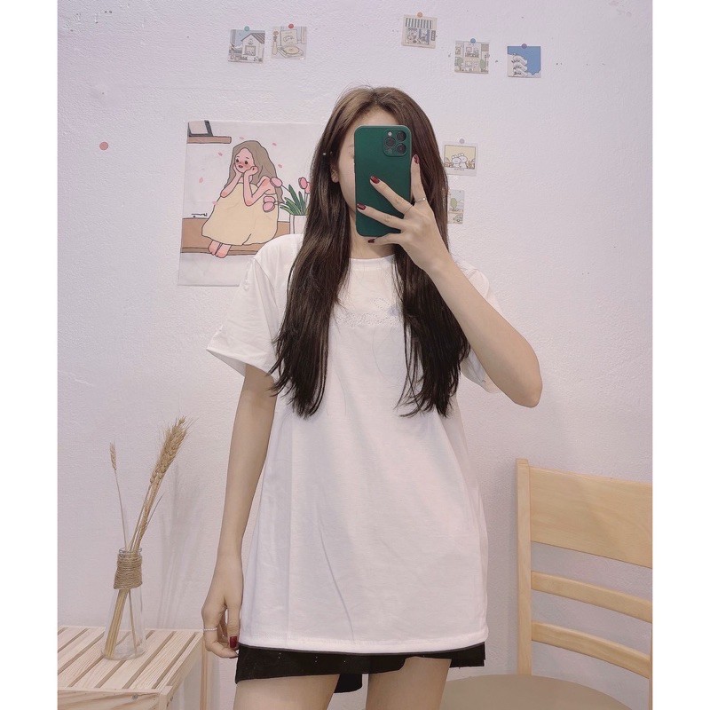 [Freeship đơn từ 0đ] Áo phông thêu chữ Chane thừng