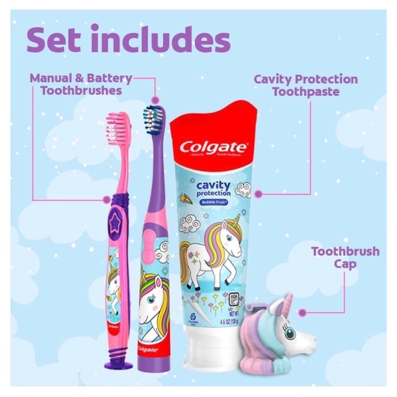 Set Bàn Chải Colgate Cho Bé - Chính Hãng