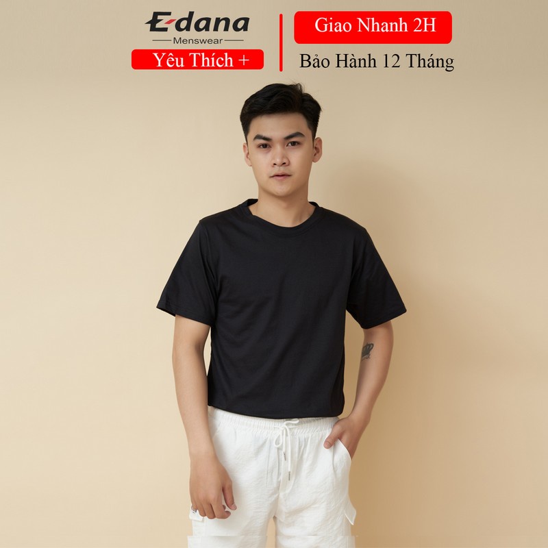 Áo thun trơn Edana Menswear đẹp cổ tròn cao cấp dành cân nặng 45 - 85kg | BigBuy360 - bigbuy360.vn