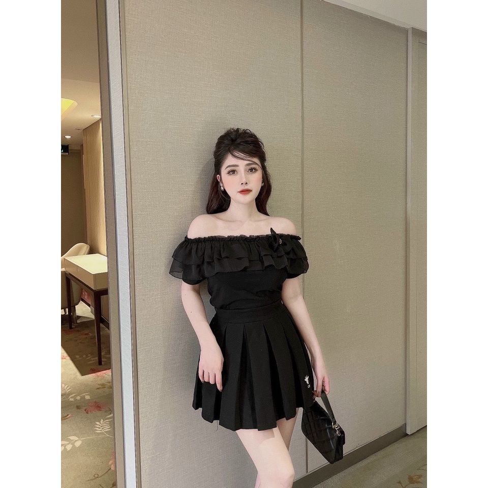 Áo Phông Trễ Vai Bèo Quảng Châu