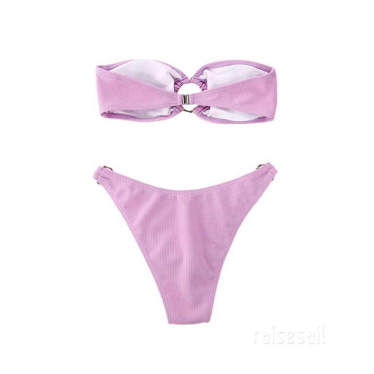 Set đồ tắm trơn màu quyến rũ dành cho nữ
 | BigBuy360 - bigbuy360.vn