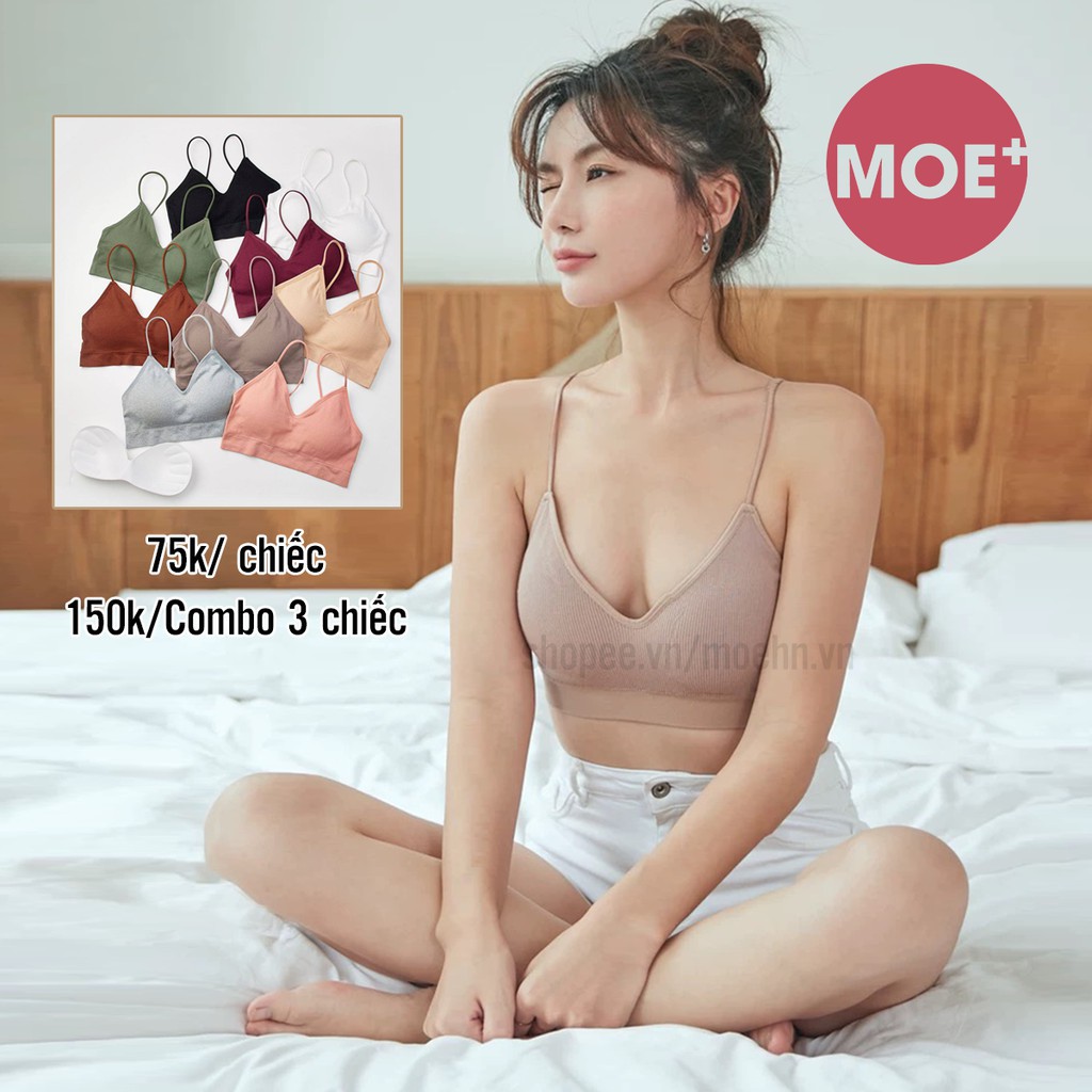 Áo lót No Steel Ring Liner Solid Color padded bra