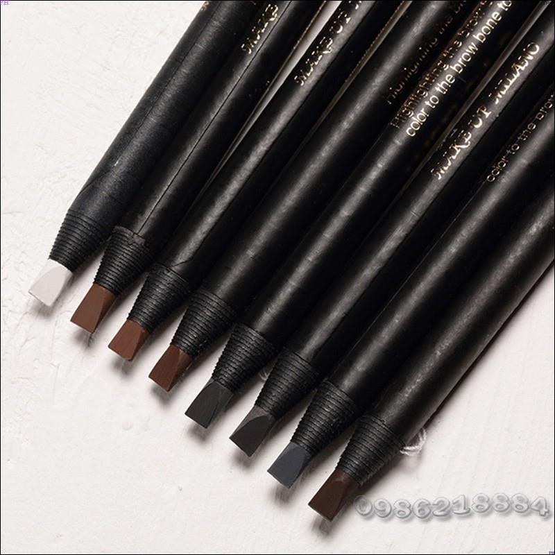 Chì xé kẻ mày cao cấp Haozhuang Make Up Milano Eyebrow Pencil siêu mịn bền màu PH