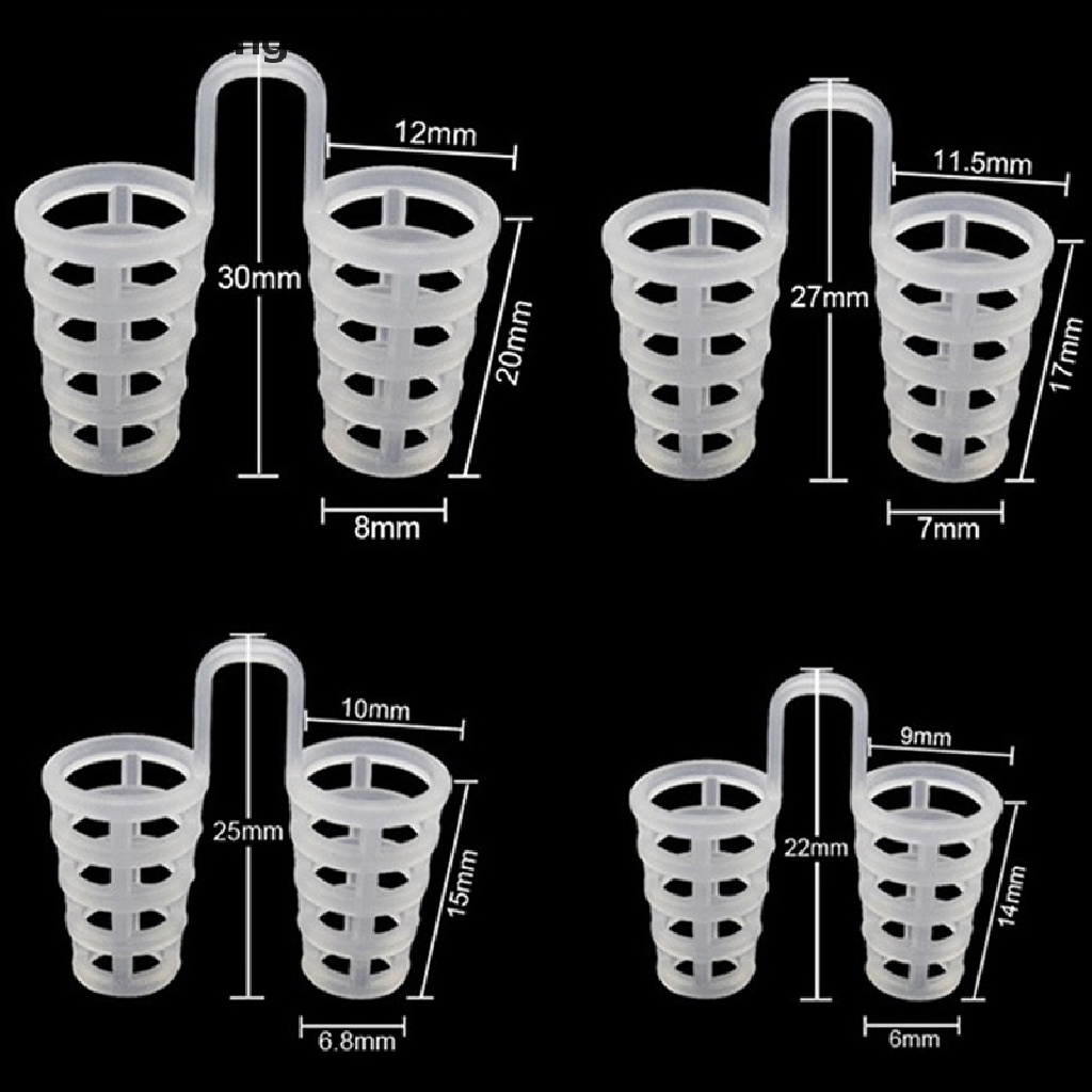 [Hàng mới về] Set 8 kẹp mũi chống ngáy hỗ trợ giấc ngủ chăm sóc sức khỏe tiện dụng