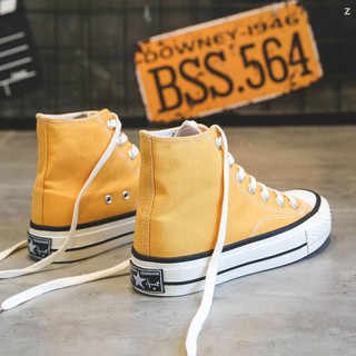Giày vải canvas cổ cao thoáng khí cho bé