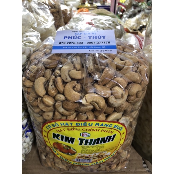 Hạt điều rang muối, không vỏ, loại ngon hiệu Kim Thanh