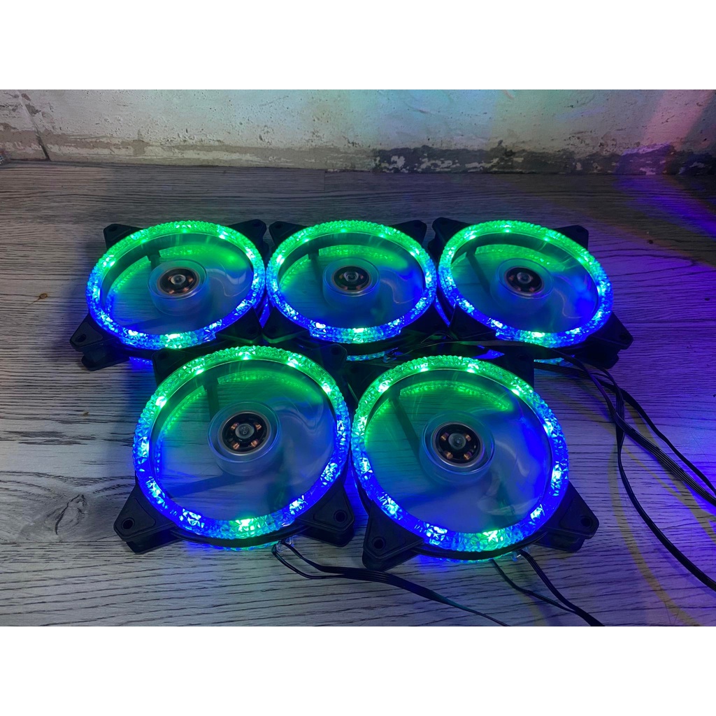 Quạt tản nhiệt Fan Led 12cm Không dùng hub