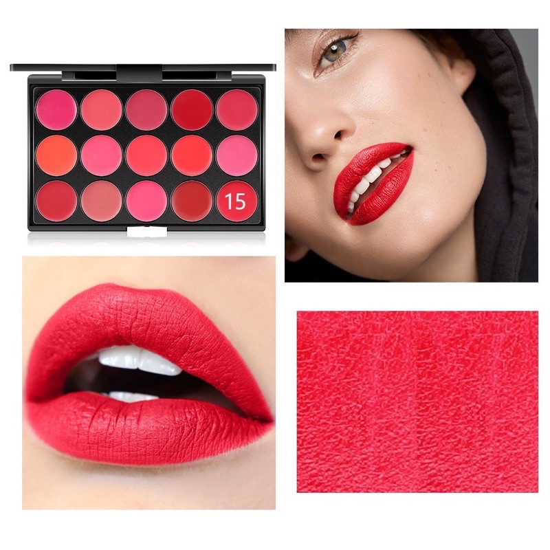 Bảng son lì MISS ROSE Matte 15 màu