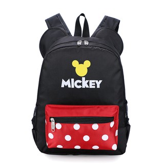 Ba Lô Đi Học Họa Tiết Chuột Mickey/Minnie Thời Trang Hàn Quốc Cho Bé Trai