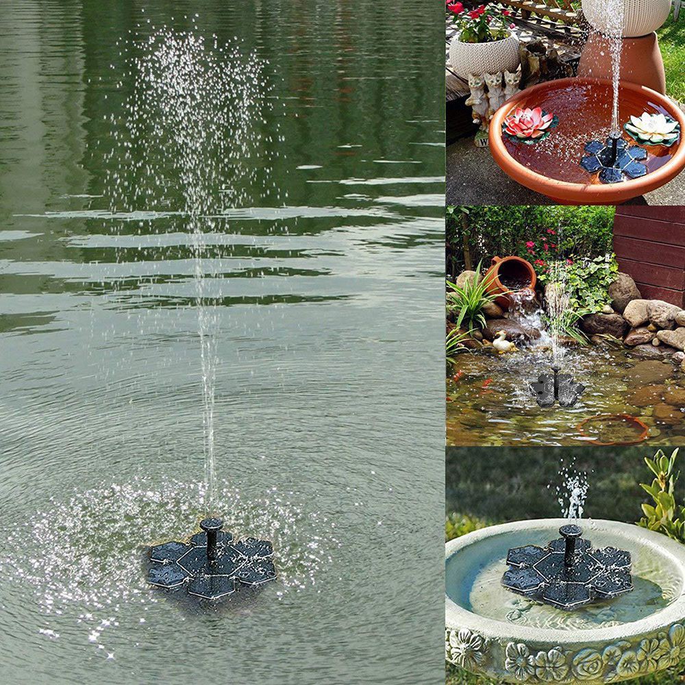 Solar Pump Solar Powered Bird Bath Fountain Pump Solar Panel Kit