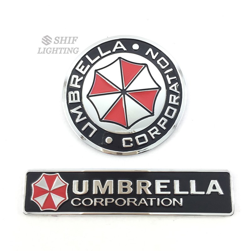 Stickers dán xe ô tô/ xe tải / mô tô in chữ UMBRELLA CORPORATION