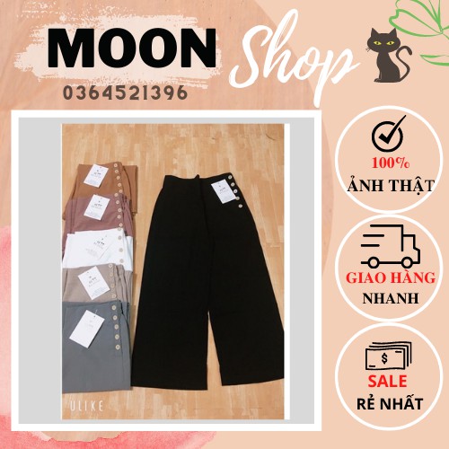 [XẢ LỖ] Đũi Ống Rộng 5 khuy  _HÀNG ĐẸP_ Ống suông linen cạp cao ( VIDEO + ảnh thật)