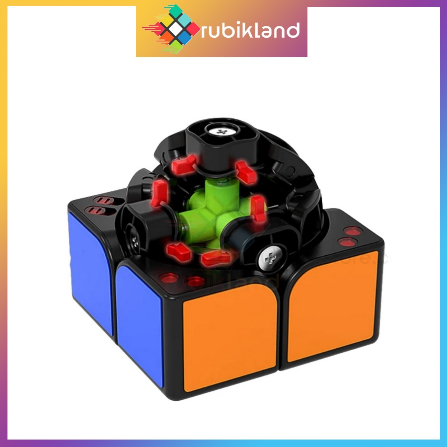 Rubik 2x2 QiYi X-man Flare 2x2 M XMD Rubic 2 Tầng Có Nam Châm Stickerless Không Viền (Hãng Mod) Đồ Chơi Trí Tuệ Trẻ Em