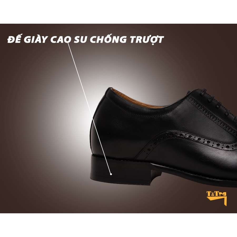[ 6CM ] Giày Cao Nam T&amp;TRA A210Đ