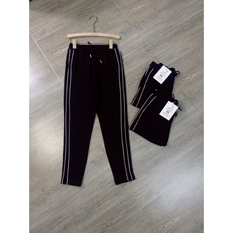 combo quần baggy Hàn phối 2 sọc