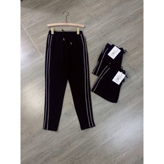 Combo quần baggy Hàn phối 2 sọc