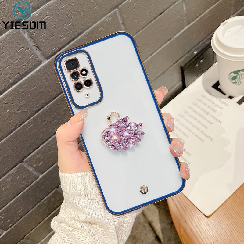 Ốp Điện Thoại Silicon Mềm Trong Suốt Đính Kim Tuyến Sang Trọng Cho Xiaomi Redmi Note 11 10 Pro 11S 10S 9 9S 9 Pro 4G 5G