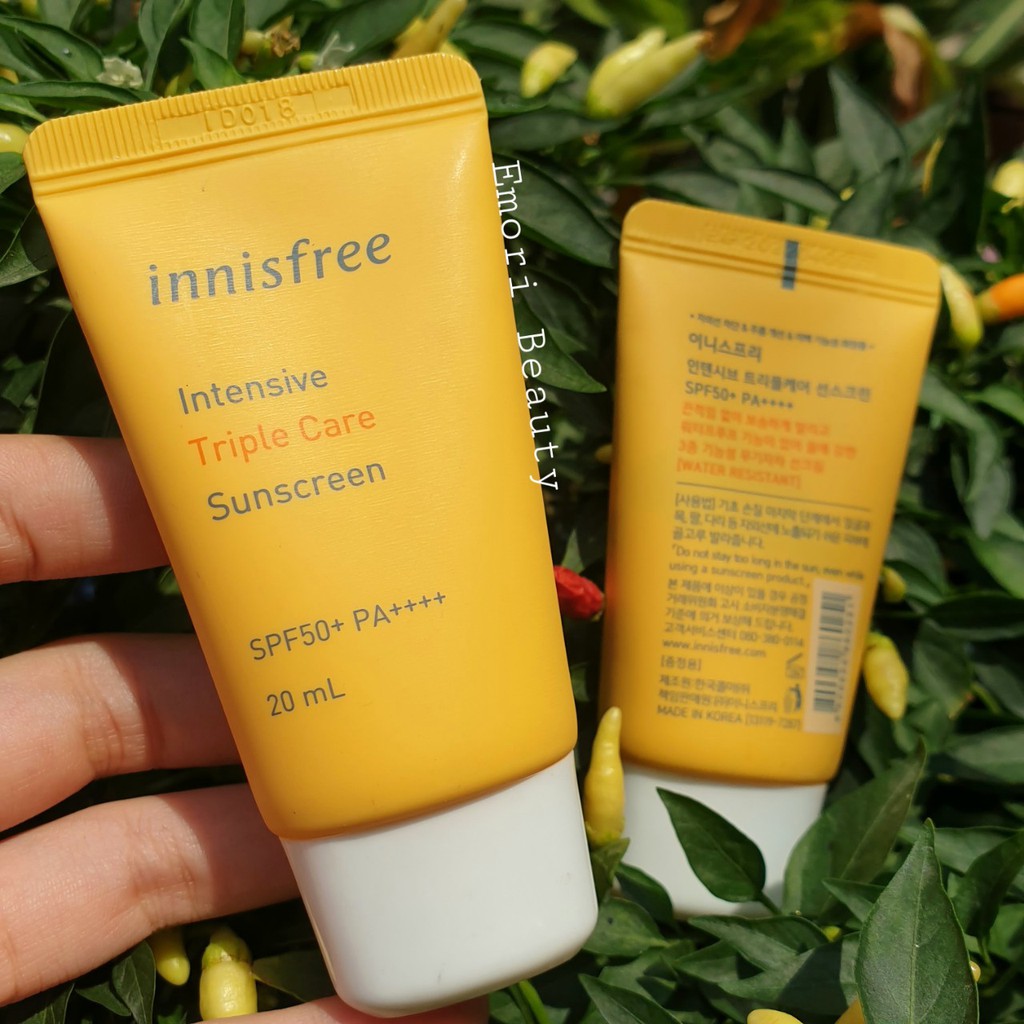 Kem Chống Nắng Innisfree Triple Care 20ML