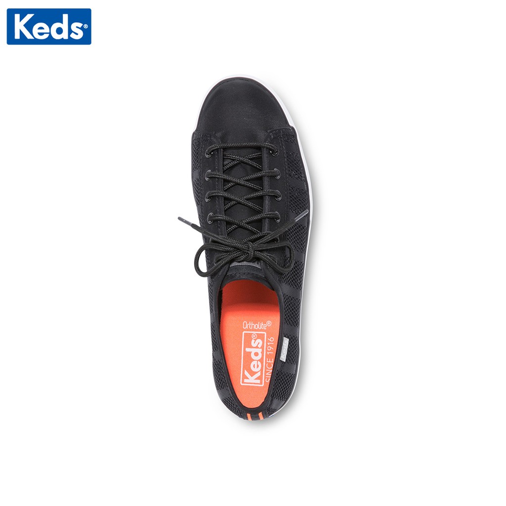 Giày Keds Nữ - Triple Kick Striped Mesh Black - KD058056