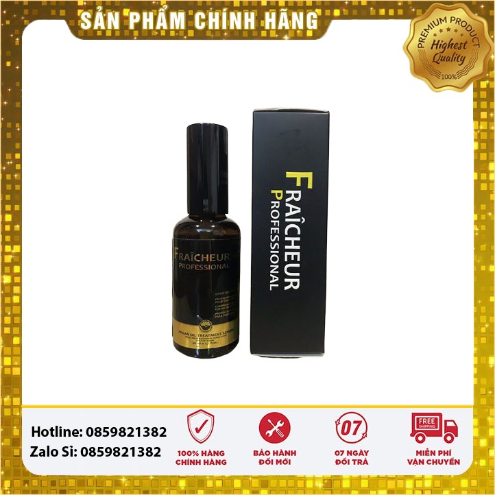 Tinh Dầu Dưỡng Phục Hồi Chuyên Sâu Fraicheur Argan Oil Treatment 50ML