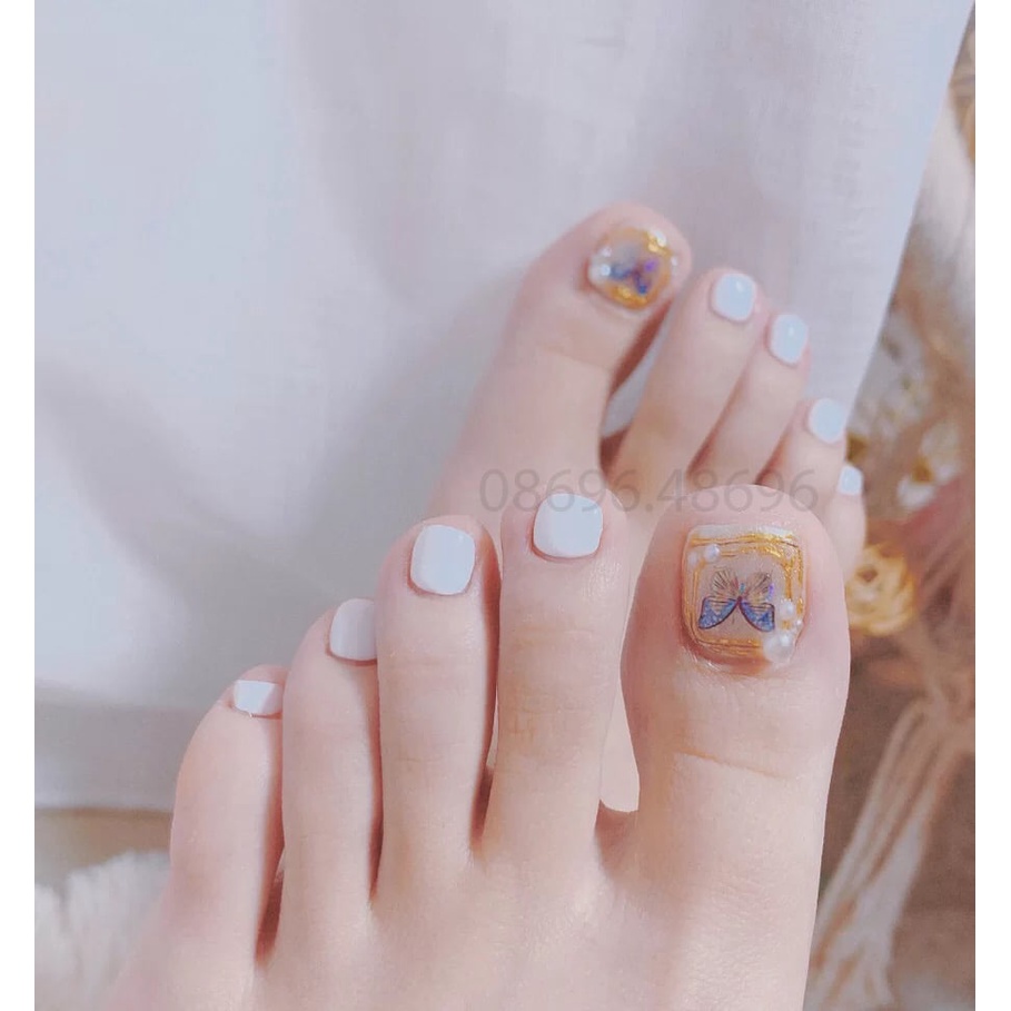 [ĐỒ NAILS] Sticker Dán Móng bướm laze dạ quang
