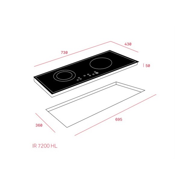 Bếp điện Từ Kết Hợp Điện Teka IZ 7200