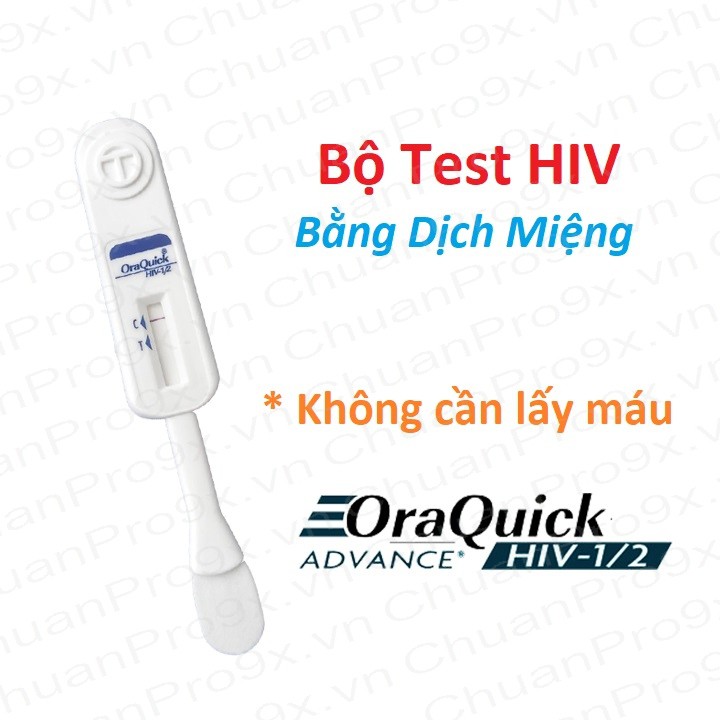 QUE TEST HIV BẰNG DỊCH MIỆNG,QUE THỬ HIV OraQuick không cần lấy máu