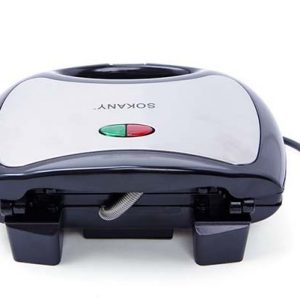 Máy làm bánh hotdog Sokany KJ-102, máy làm bánh Hotdog Sokany với khuôn bánh được phủ lớp men chống dính cao cấp