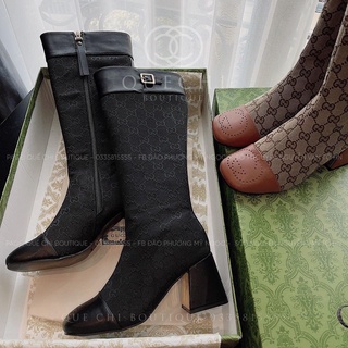 Boot đùi gucci phối da hà hồ