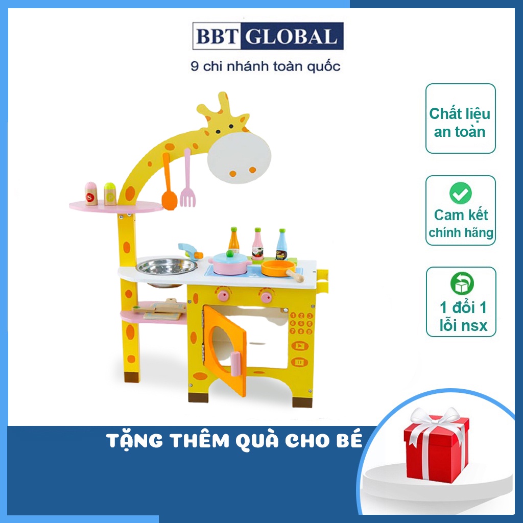 Đồ chơi nấu ăn BBT Global cho bé bằng gỗ cao cấp MSN15029