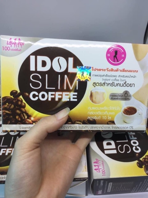 Hộp 10 gói CAFE, cà phê giảm cân IDOL SLIM thái lan
