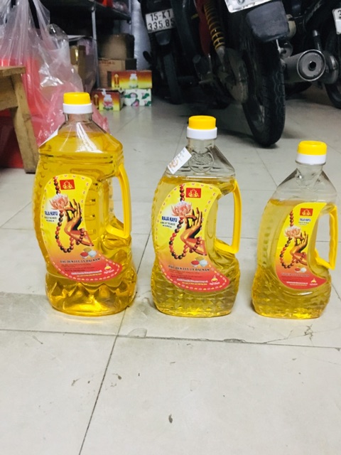 Thùng dầu 6 can 2l chuẩn