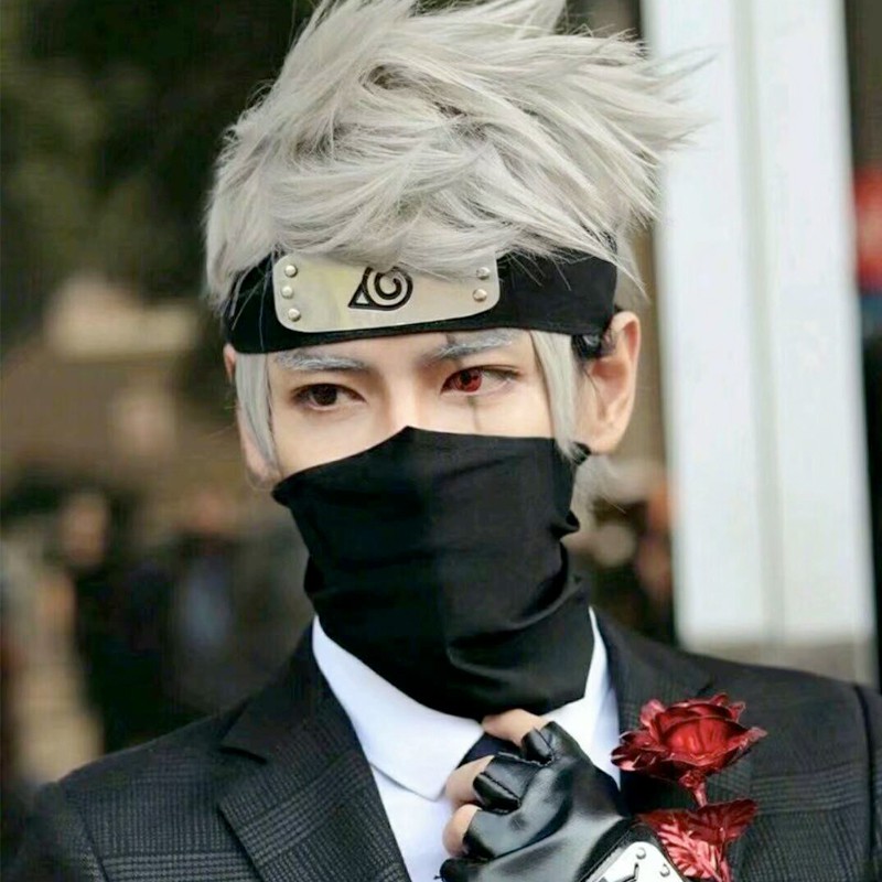 Cặp Kính Áp Tròng Độc Đáo Cosplay Naruto Mangekyou Sharingan Hatake Kakashi 14.5mm Sử dụng một năm