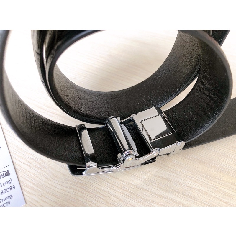 Thắt Lưng Nam Da Bò 100% Dập Vân Cá Sấu Sang Đẹp