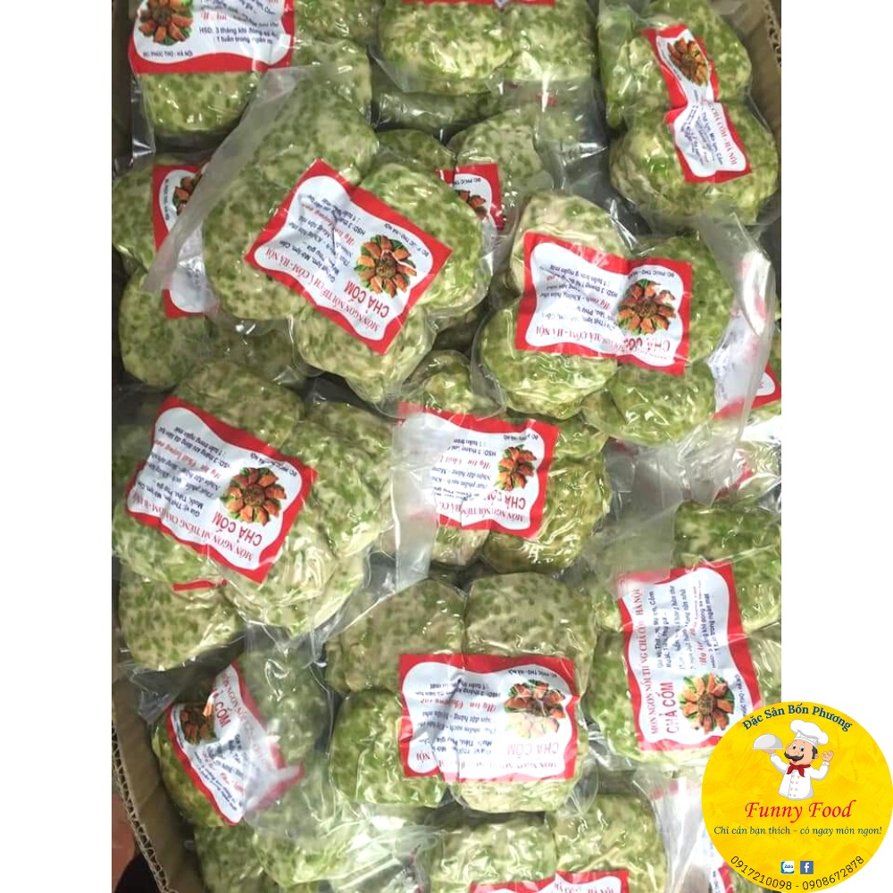 Chả Cốm Hà Nội – Chả Cốm 500g –  – Funnyfood
