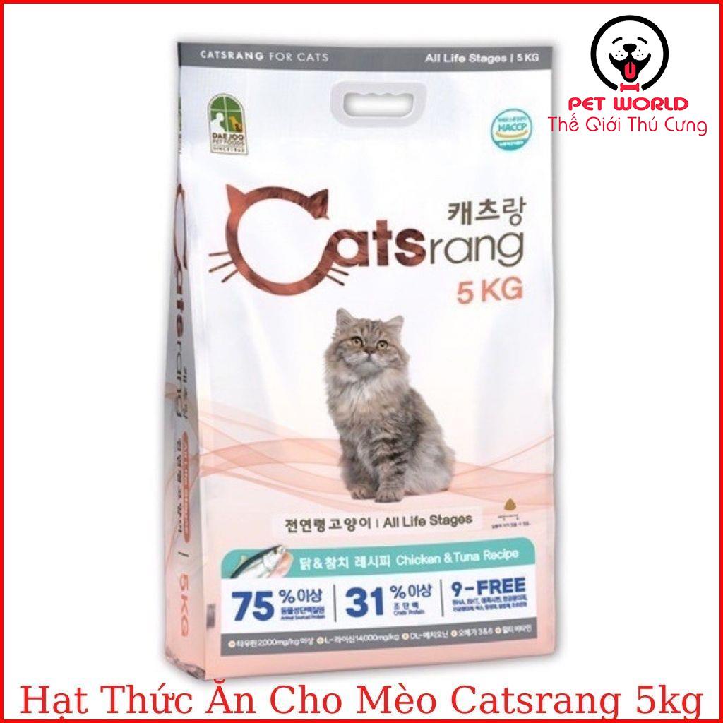 Thức ăn hạt kho dành cho Mèo Catsrang 5kg Hàn Quốc