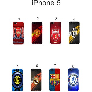 Ốp lưng iPhone 5G/5S/5SE dẻo in hình Câu Lạc Bộ Bóng Đá