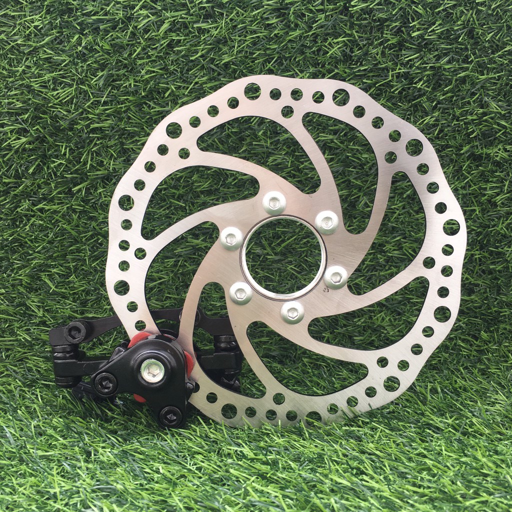 Bộ đĩa phanh xe đạp có củ phanh đi kèm đường kính 160mm