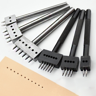 Dụng cụ đục lỗ đồ da 2/4/6 lỗ khoảng cách 4mm tiện dụng tùy chọn
