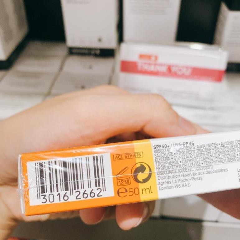 Kem chống nắng da khô La Roche Posay - ANTHELIOS INVISIBLE FLUID SPF50+ ( 50mL ) | BigBuy360 - bigbuy360.vn