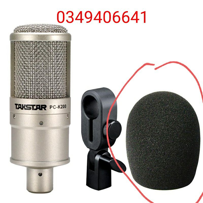 Bông lọc âm cho micro thu âm loại bóc mic chính hãng