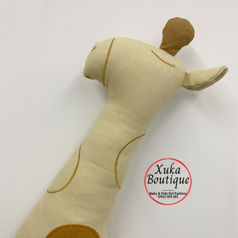 Thú Bông Hữu Cơ Organic 100% bông PP - Hươu Cao Cổ Dài 45cm, Chính hãng Kamimi