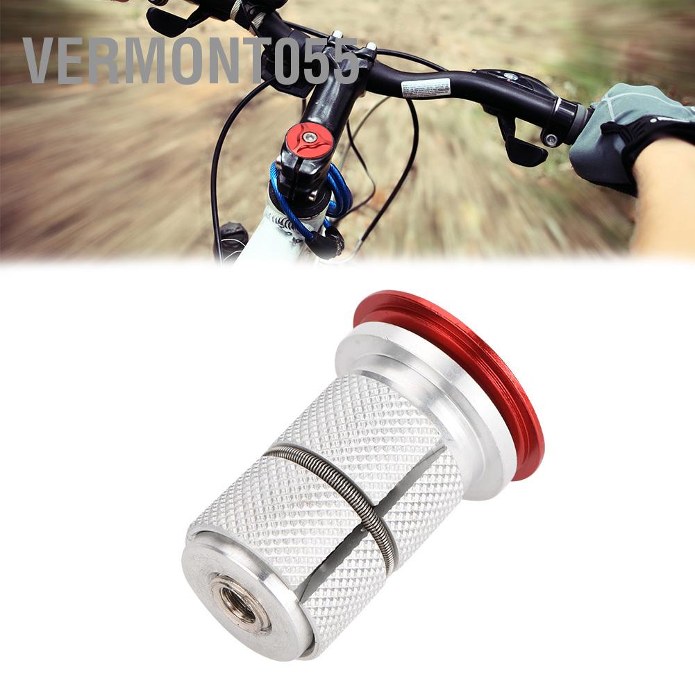 Vermont055 Aluminum Alloy Stem Headset Top Cap Bike Fork Expander Bung 1/1.25inch