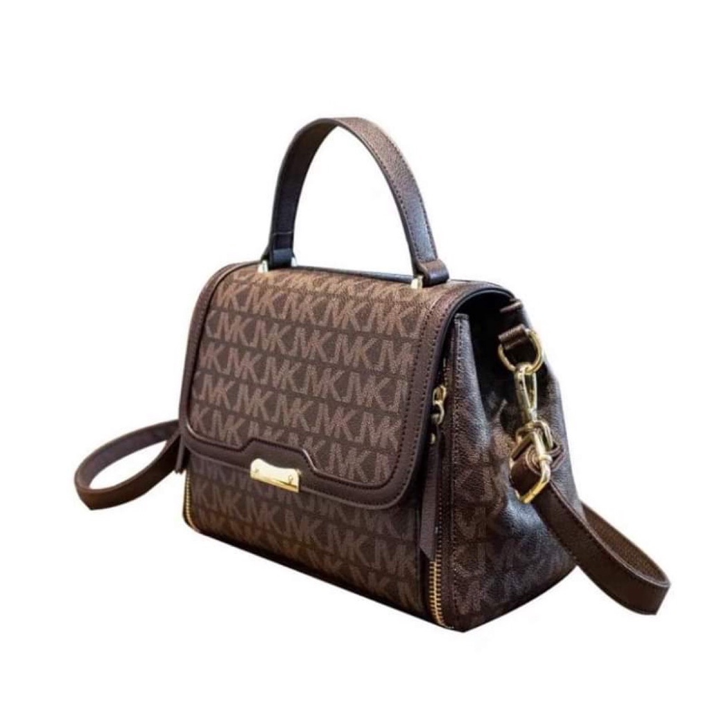 Túi xách nữ nhiều ngăn, túi công sở họa tiết thời trang cá tính kèm dây đeo vai