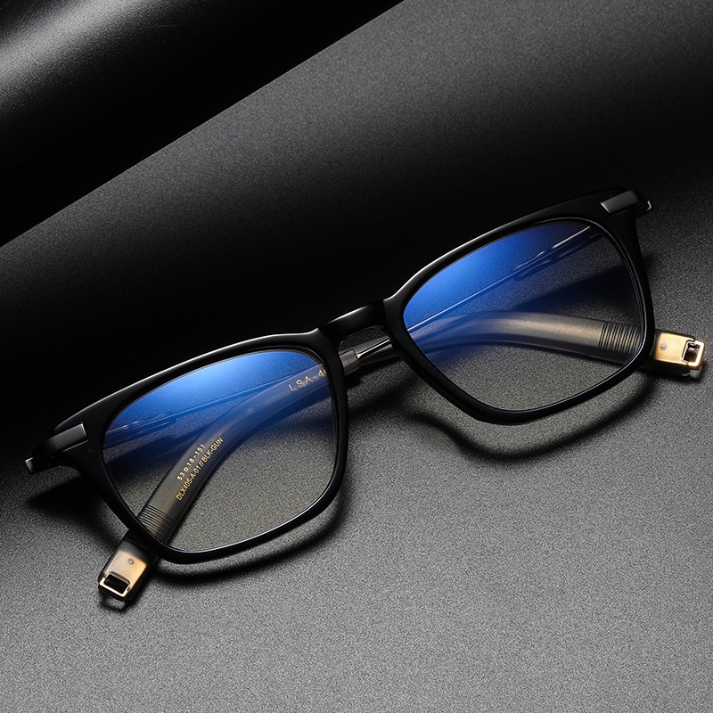 Kính Mát Tròng Vuông Viền Cong Chất Liệu Hợp Kim Titan Phong Cách Cổ Điển Thời Trang Cho Nam Nữ DLX405 DLX405 2022