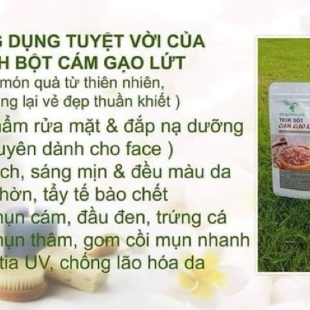cám gạo lứt rửa mặt date t4.25