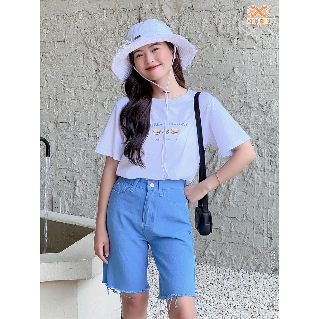 Áo Thun Nữ Ngắn Tay In Hình 3 Bánh Mã 132-9